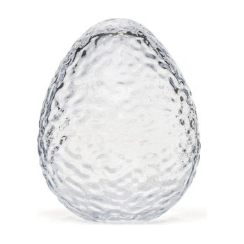 Skleněné velikonoční vajíčko Gry Clear 16 cm COOEE Design
