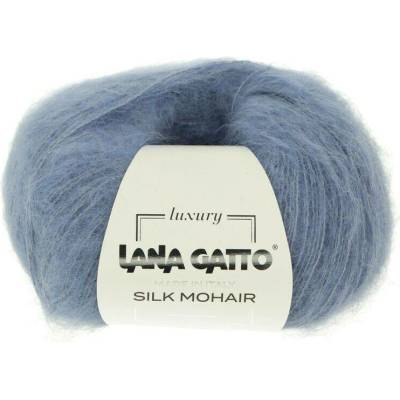 Lana Gatto Silk Mohair 6034 modrá