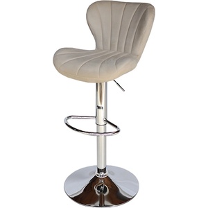Bogdan Furniture Am Бар стол Калипсо-19 кадифе -бежово