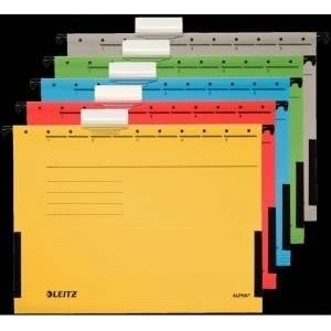 Leitz SUSPENDED FOLDER LEITZ ALPHA A4 WITH SIDES, YELLOW