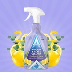 ASTONISH Препарат за почистване на прозорци и стъкла Евкалипт и лимон (а-6743)