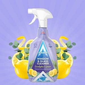 ASTONISH Препарат за почистване на прозорци и стъкла Евкалипт и лимон (а-6743)