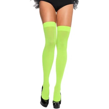 Leg Avenue Секси неонови чорапи "la opaque neon green