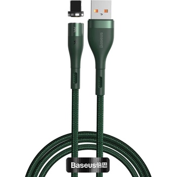 Baseus Кабел с магнитен конектор за Apple продукти с Lightning порт (100 см) - Baseus Zinc Magnetic USB Lightning Cable (CALXC-K06) (зелен) (CALXC-K06)