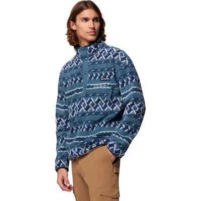 Columbia Helvetia II Printed Half Snap Fleece Everblue Knit Knot