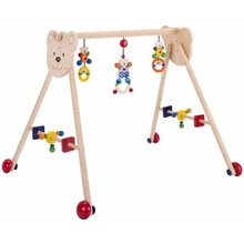 Heimess Drevená hrazda a chodítko Medvedík 2v1