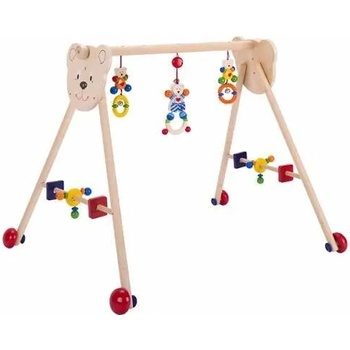 Heimess Drevená hrazda a chodítko Medvedík 2v1