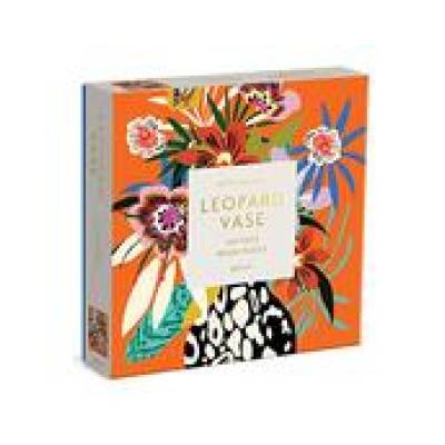 Kitty McCall Leopard Vase 144 Piece Wood Puzzle | GALISON