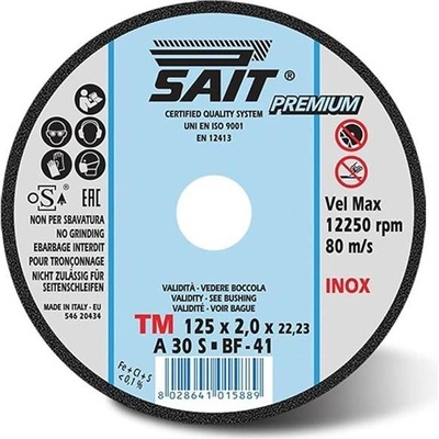 Sait Kotouč řezný 125 x 2,0 x 22,2 mm 01588