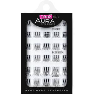Aura Изкуствени мигли Power Lashes Trio, 3 размера - baby
