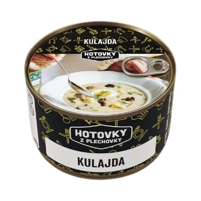 Hotovky z plechovky - Kulajda - Veľkosť 400g