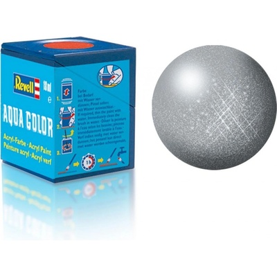 Revell akrylová 36191: metalická ocelová steel metallic
