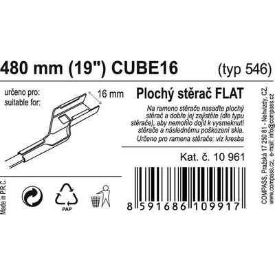 Compass Flat Bulk 480 mm 10961
