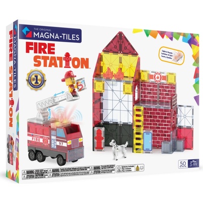 Magna-Tiles Magnetická stavebnica Fire Station 50 ks