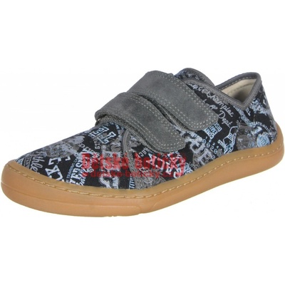 Froddo G1700355-2 barefoot canvas blask/grey