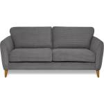 Scandic Тъмносив диван от рипсено кадифе 170 cm Paris - Scandic (14394SN LIN3_2)