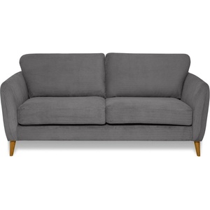 Scandic Тъмносив диван от рипсено кадифе 170 cm Paris - Scandic (14394SN LIN3_2)
