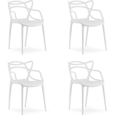 Textilomanie Kato bílá 4 ks