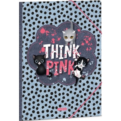 Ars Una složka na sešity Think Pink 23 A4