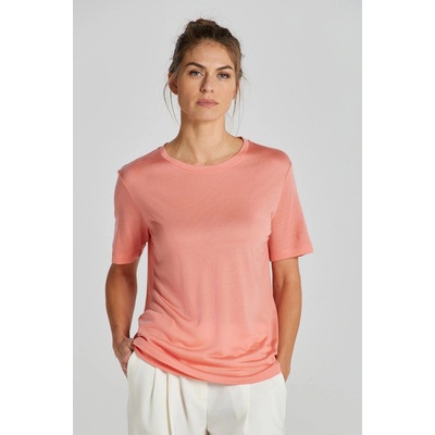Gant REL DRAPED SS T SHIRT ružová