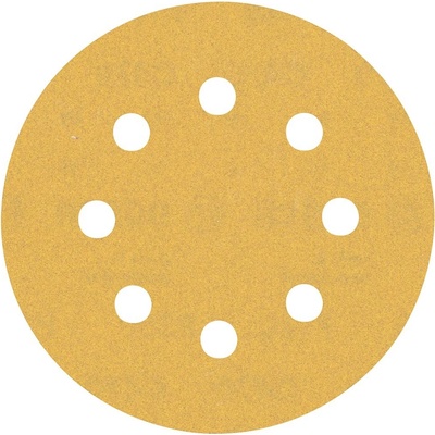 BOSCH Brúsny papier EXPERT C470 s 8 otvormi, 115 mm, zrnitosť 180, 5 ks 2608900798