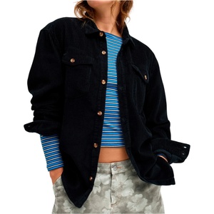 Roxy Дамска риза с копчета Roxy Women's Let It Go Cord Shirt - Anthracite - размер XS (133-1356-0211)