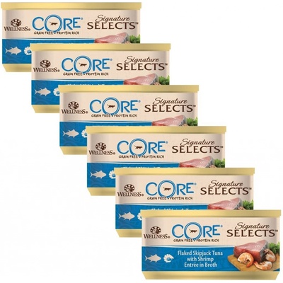 Wellness Core Signature Selects Tuna & Shrimp 6 x 79 g