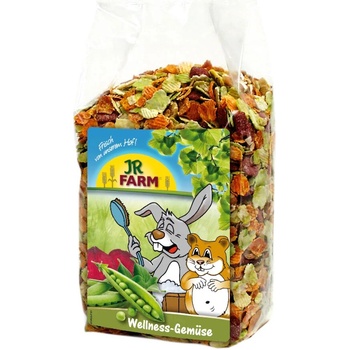 Zeleninové vločky pre hlodavce 600 g JR Farm