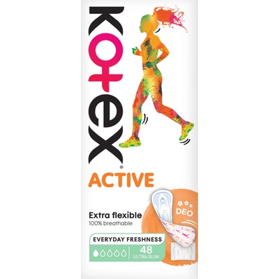 Kotex Active Deo slipové vložky 48 ks