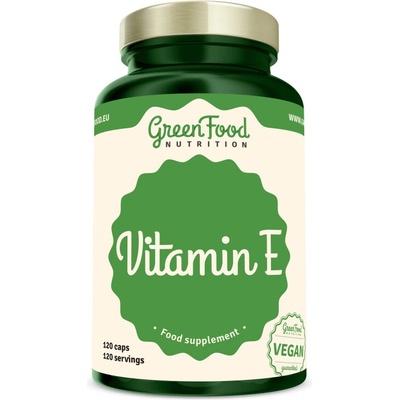 GreenFood Nutrition Vitamín E 120 kapsúl