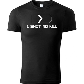 CS:GO tričko 1 Shot No Kill černé