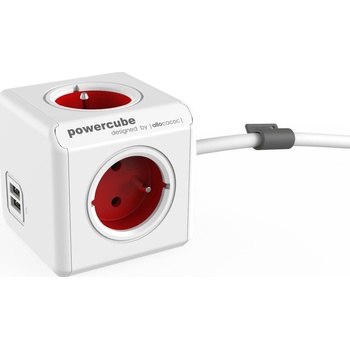 PowerCube kábel Extended USB 1,5m Červený 2402RD/FREUPC