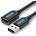 Vention USB-A 2.0/M - USB-A 2.0/F (удължител, PVC черен) , 1, 5 м, кабел