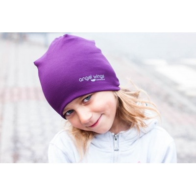 Angel wings Bambusová čepice černá