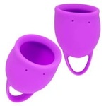LOLA GAMES Комплект менструални чашки Natural Wellness Лилаво лале 2 бр (P22593)