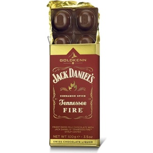 Goldkenn Швейцарски млечен шоколад с Jack Daniel's Tennessee Fire 100 г
