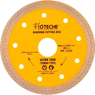 Hoteche Kotúč diamantový rezný 125 x 22,23 x 1,4 x 10 mm 570254