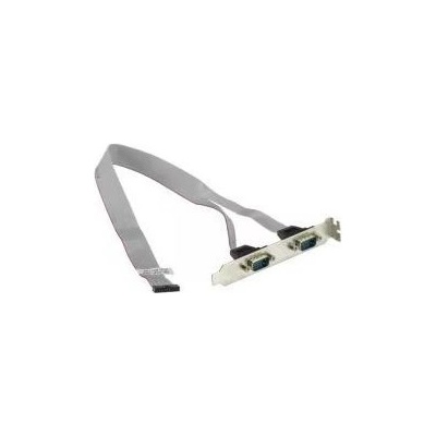 Supermicro Изход за задна платка db9/m ДО 2x10f/p2.00, w/dual cbl-cdat-0604 (cbl-cdat-0604)