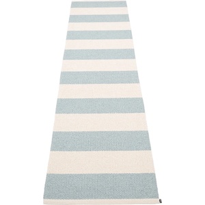 Pappelina Светлосиня и кремава пътека за открито и закрито 70x300 cm Bob Blue Fog - Pappelina (BO3H730)