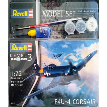 Revell model set plane 63955 F Corsair 1:72
