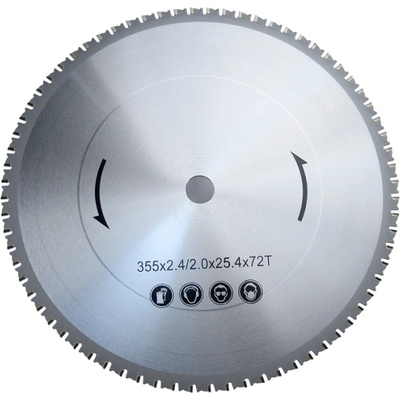 Bormann Циркулярен диск за метал Bormann Pro BCS3500, 355х25.4х2 мм (030607) (030607-Bormann)