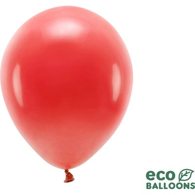 Latexové balóniky metalické Eco červené 30cm