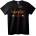 NOONEBRAND Тениска Gangsta Wrapper Коледа - 7XL, Black