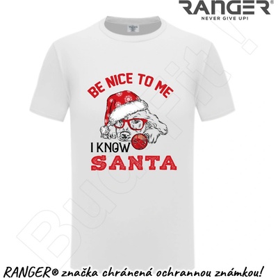 Ranger tričko motív Santa biela