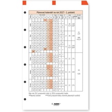 ADK Formulář Plánovací kalendář A7 2027 1 list