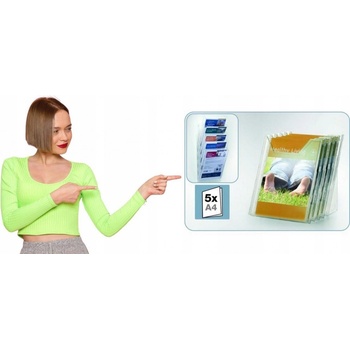 Durable Combibox stojan set XL s 5 odkladačmi A4