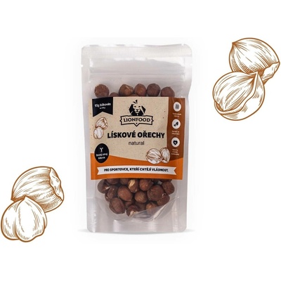 LIONFOOD Lískové ořechy NATURAL 200 g
