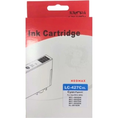 Neomax Глава за Brother HL J6010Dw/MFC J5955DW/J6955DW/J6957DW/J6959DW - Cyan - BI-LC427XLC - Neomax - Неоригинална, заб: 51 ml капацитет (BI-LC427XLC)