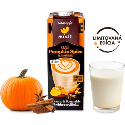 Mixit Pumpkin Spice Oat Ovsený nápoj 1 l