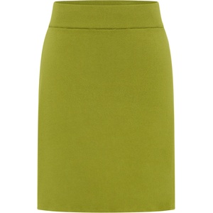 Tranquillo Дамска пола Tranquillo Women's Strick-Rock in A-Linie Skirt - Golden Cypress - размер XS (113-1154-0111)